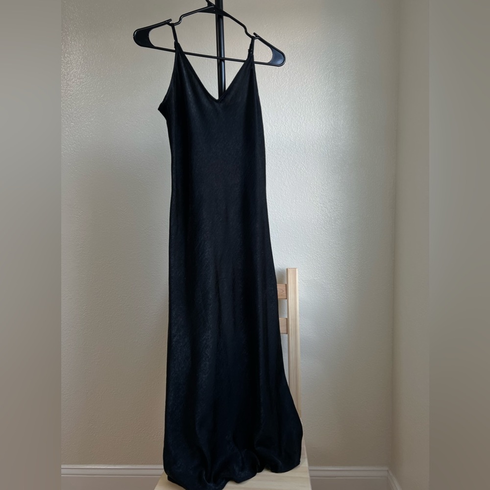 Banana Republic black silk dress size 4